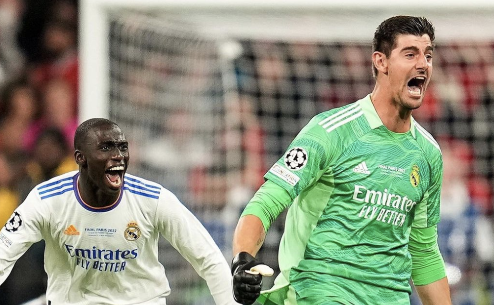 Ferland Mendy y Thibaut Courtois