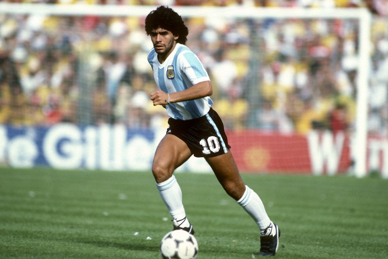 Diego Maradona en 1982