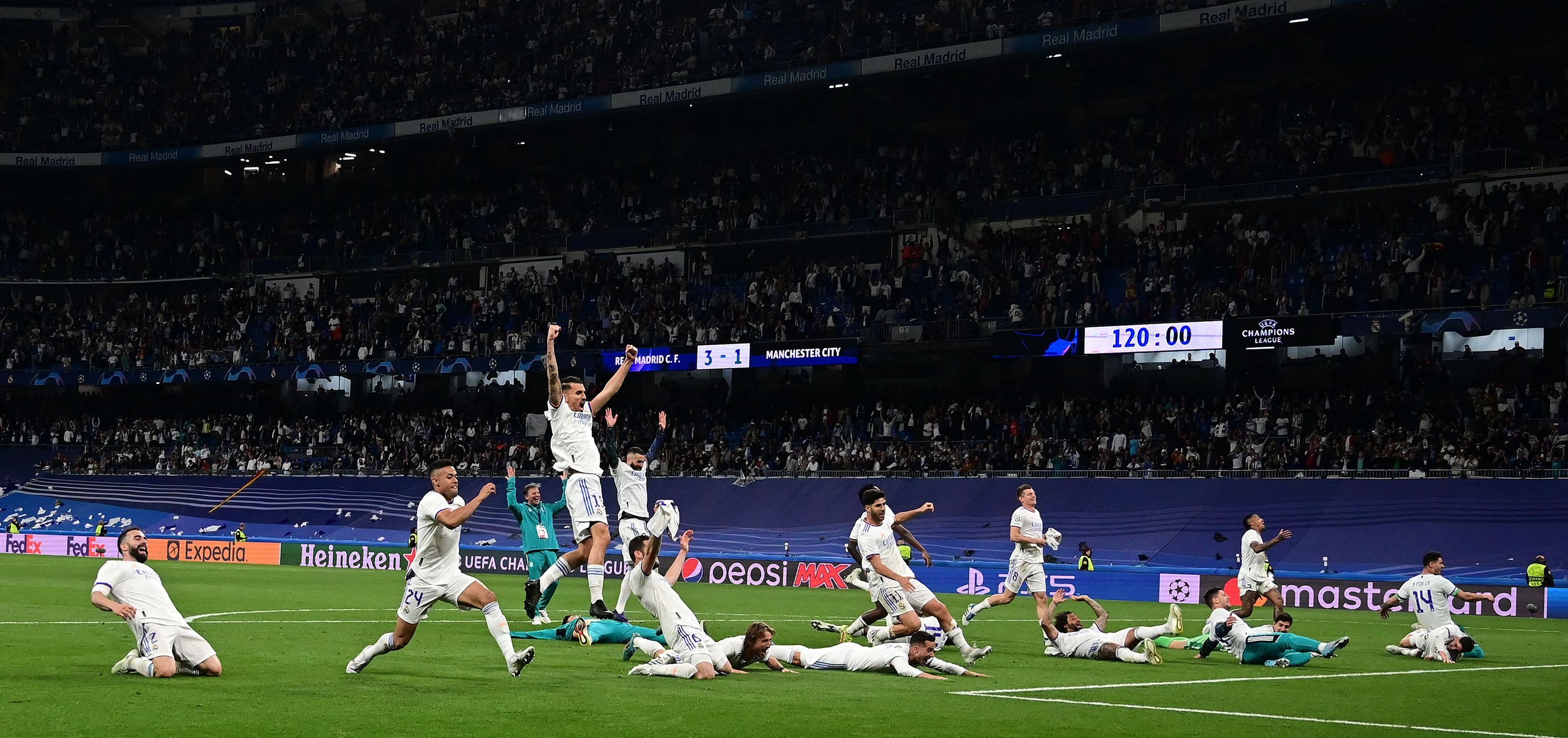 Las remontadas del Real Madrid en el Bernabéu