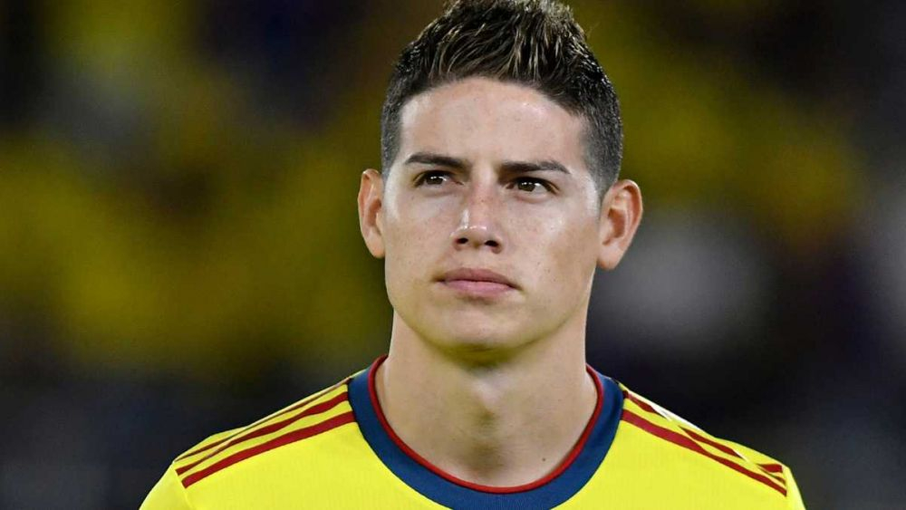 James con la selección Colombiana