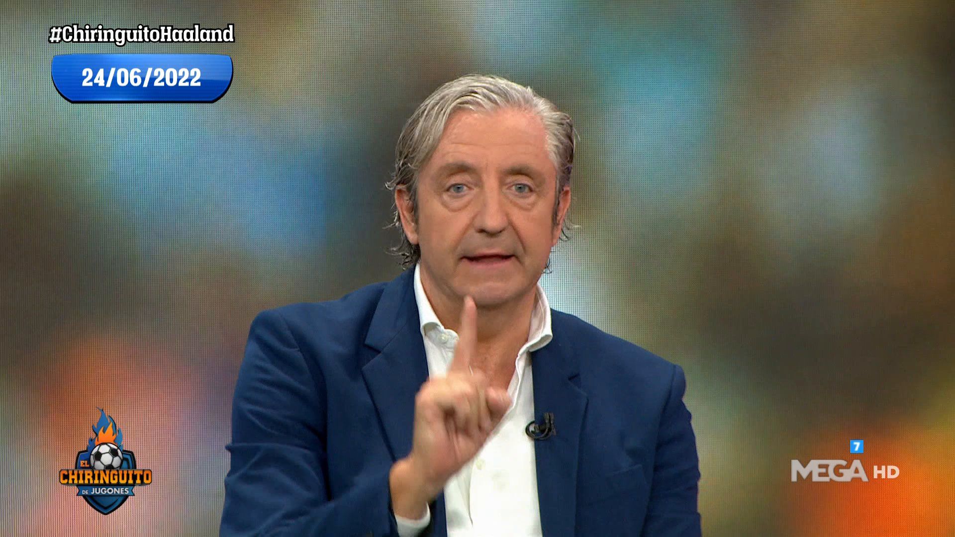 Josep Pedrerol durante el programa de ayer de 'El Chiringuito'