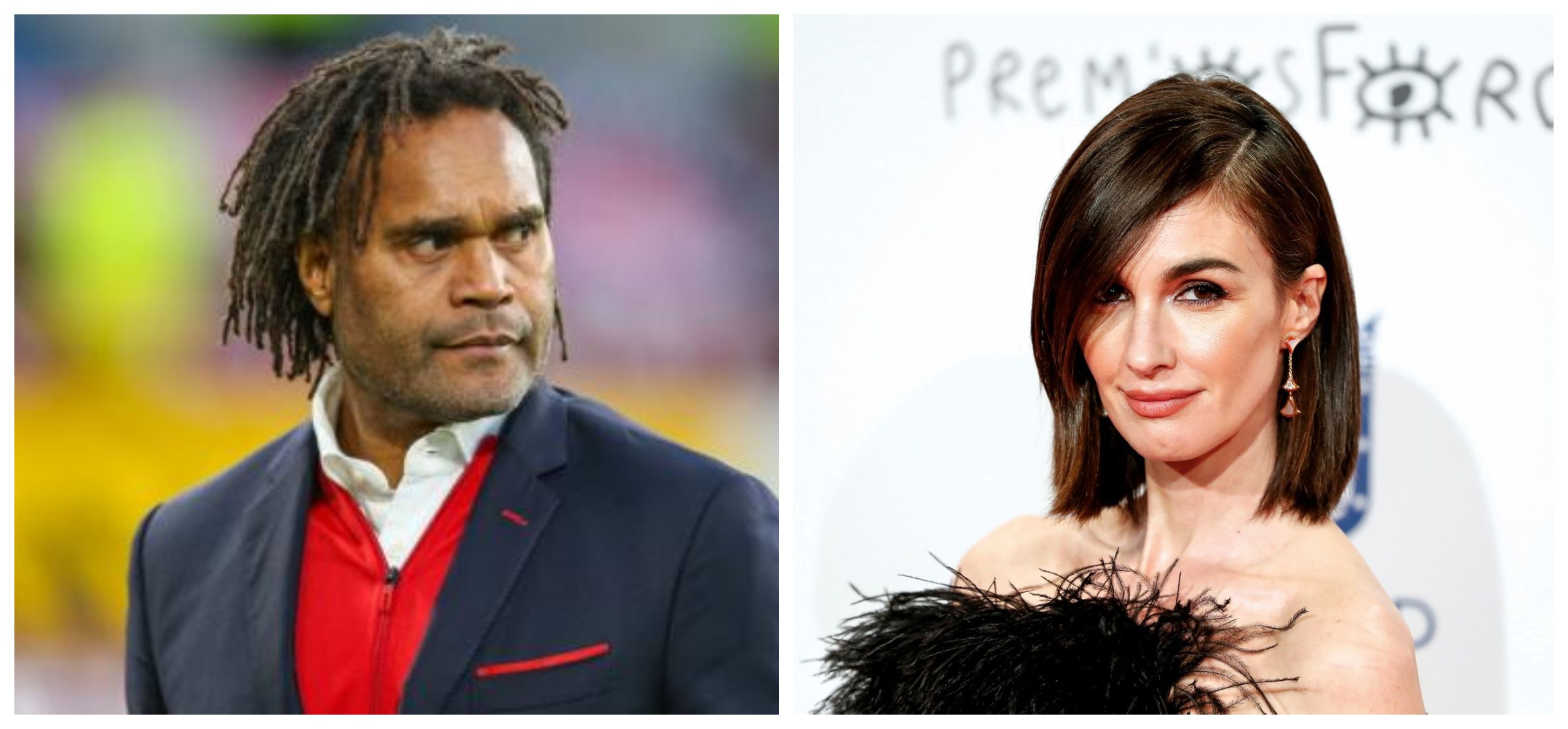 Christian Karembeu y Paz Vega