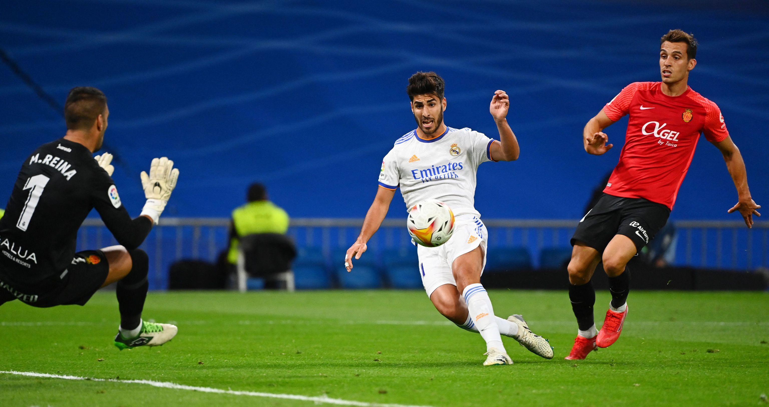 Asensio anotó la temporada pasada un hat-trick al Mallorca en el Bernabéu