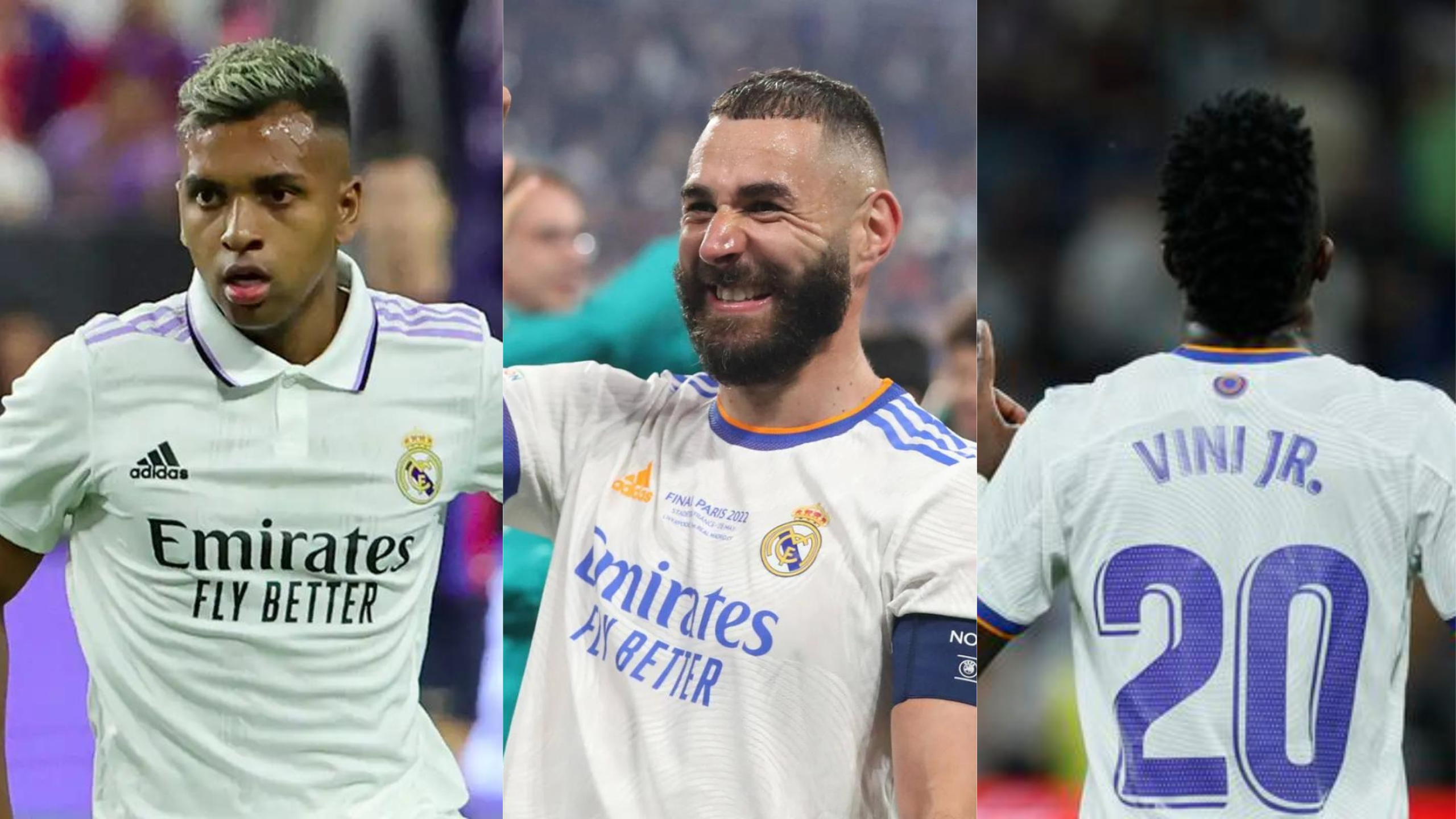 Rodrygo, Benzema y Vinicius: la trpleta mágica de delanteros