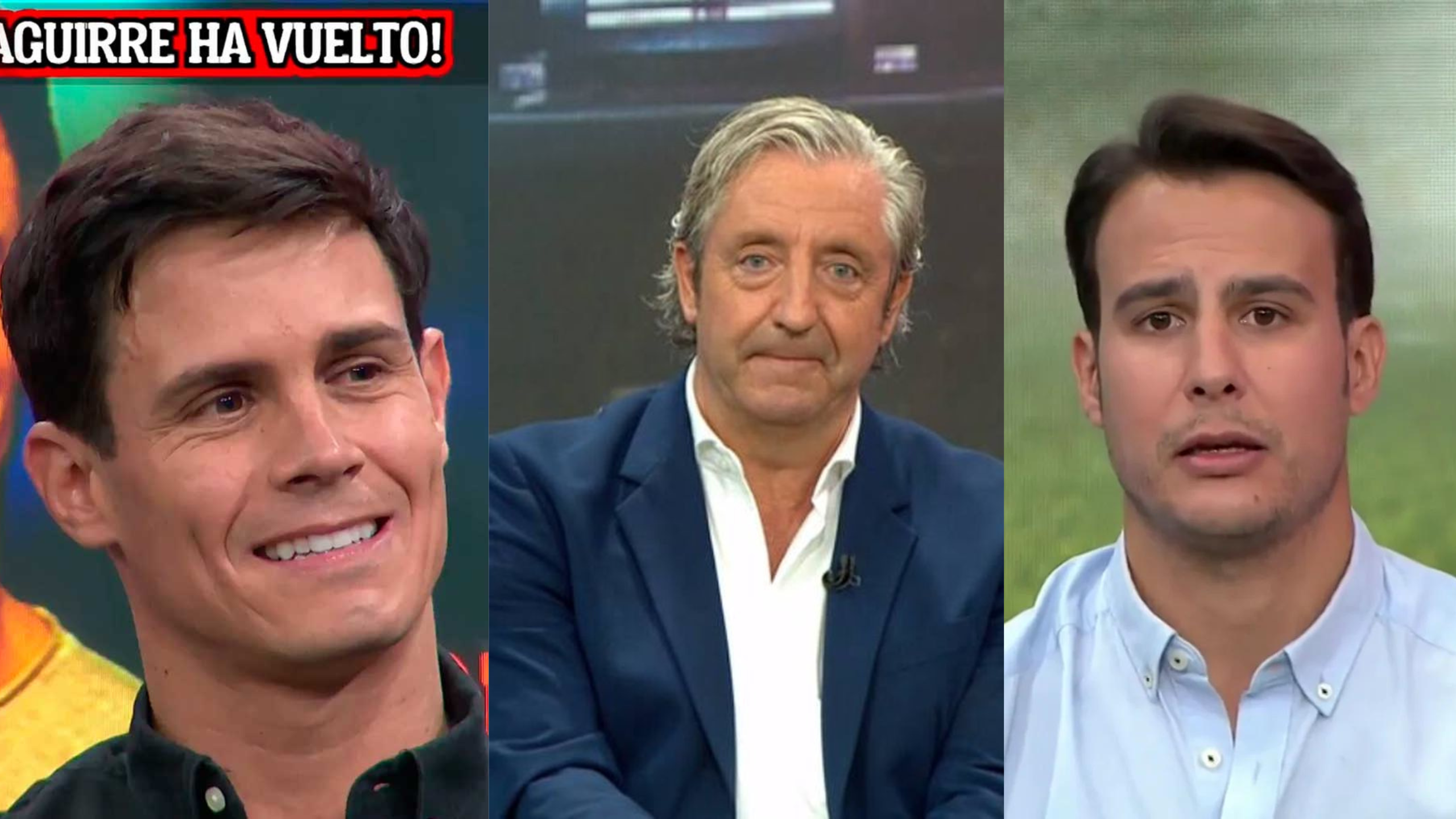 Edu Aguirre, Josep Pedrerol y Juanfe Sanz son tres piezas claves en el programa de "El Chiringuito"