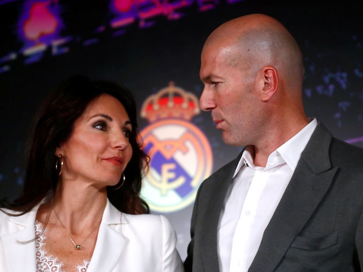 zidane y su mujer veronique