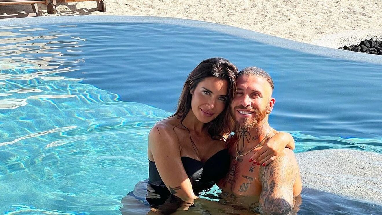 Pilar Rubio junto a Sergio Ramos