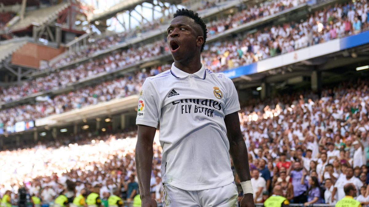 Vinicius, ex del Flamengo, celebrando un gol en esta actual campaña 