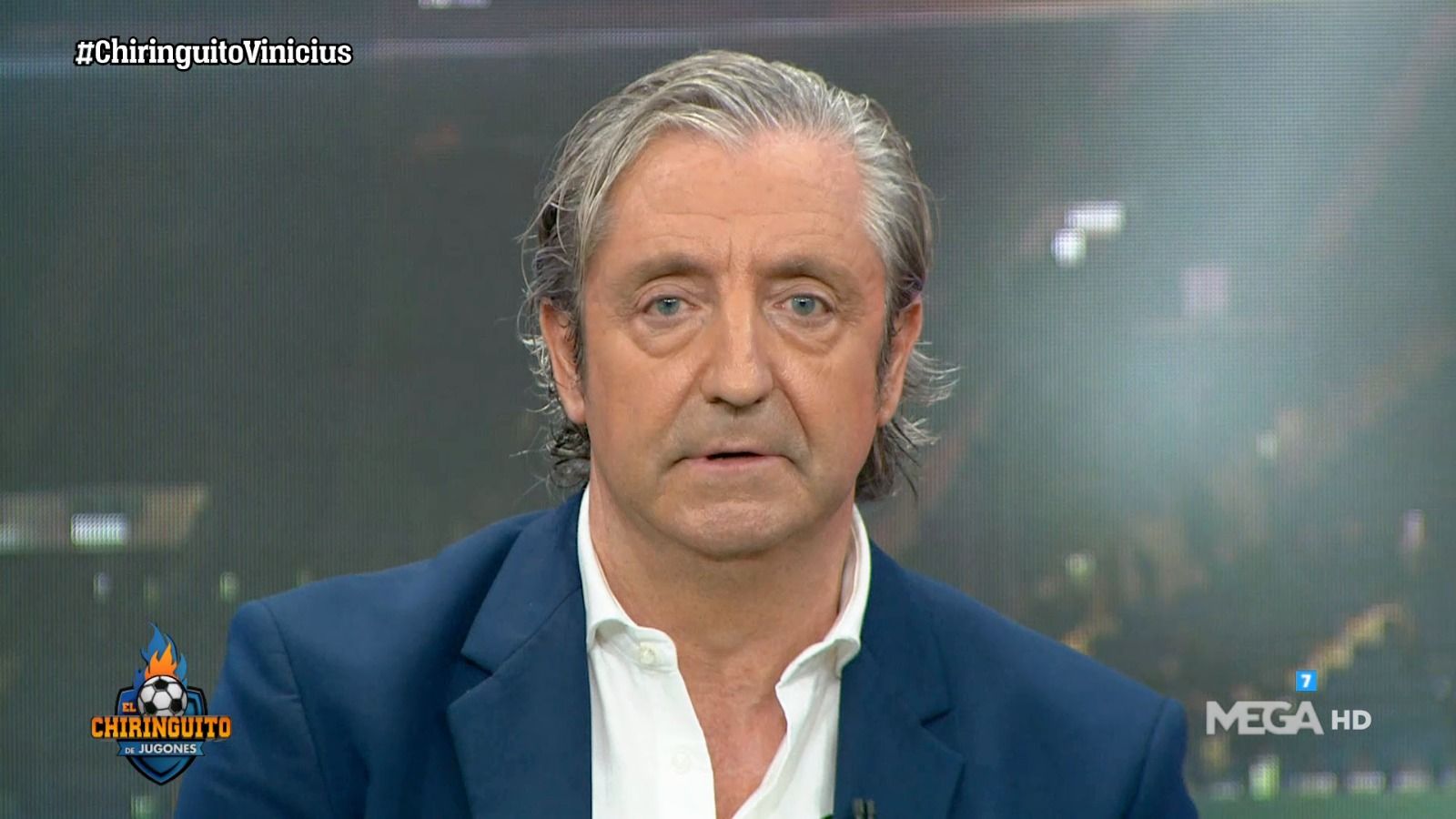 Josep Pedrerol durante el programa de ayer de 'El Chiringuito'