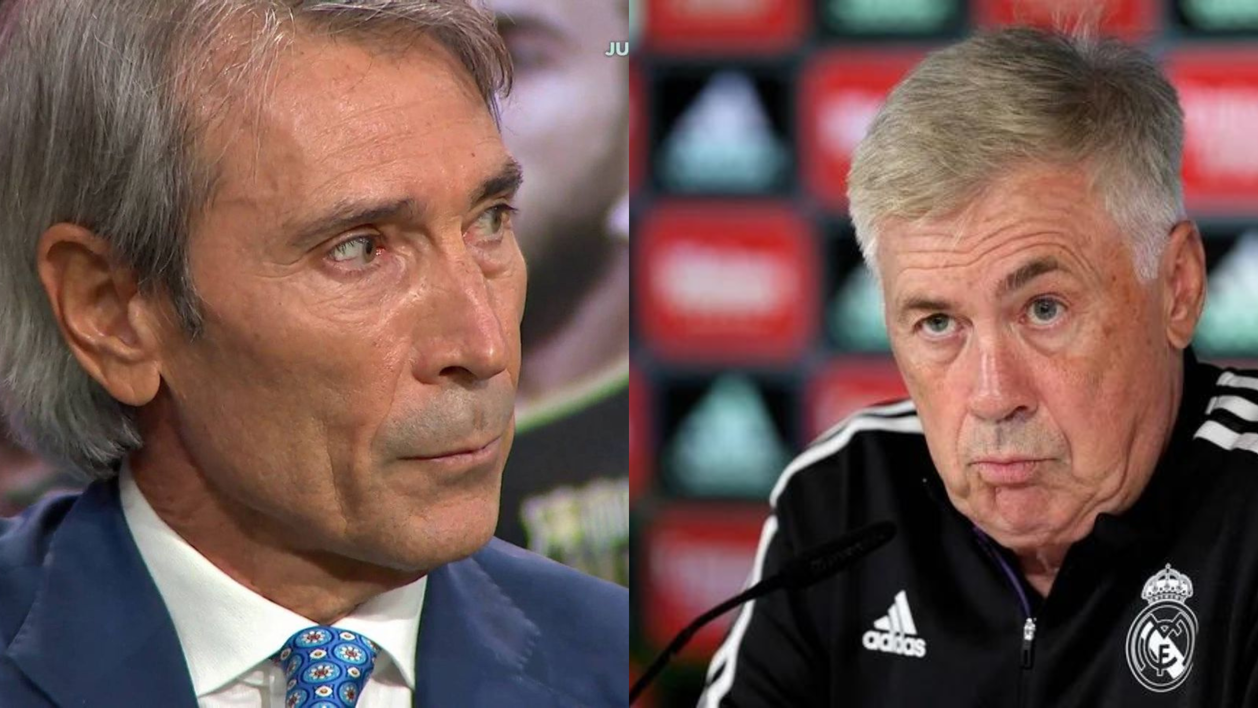 Lobo Carrasco y Carlo Ancelotti tienen un pique constante desde hace días 