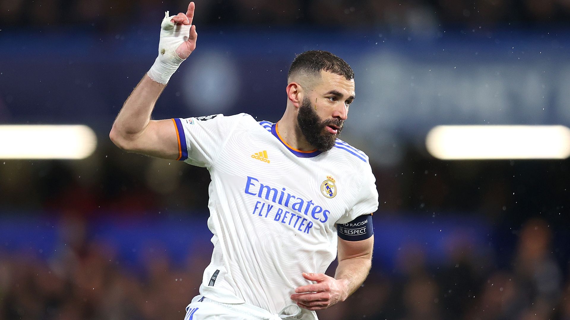 Benzema, en un partido de Champions del curso pasado