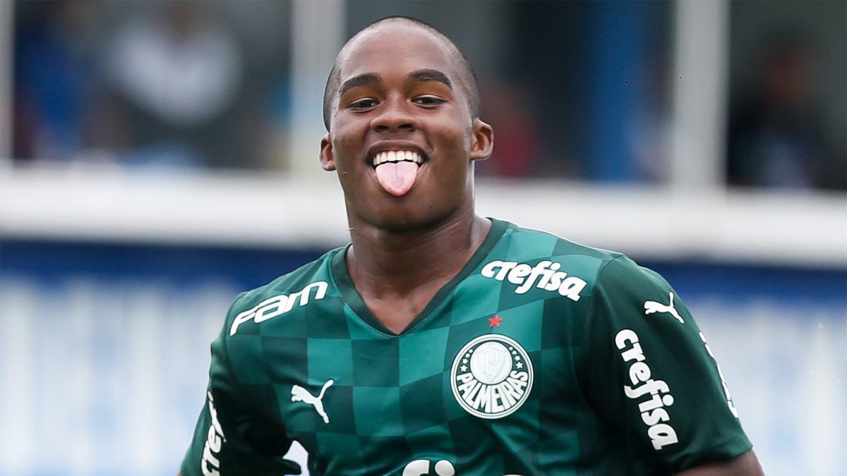 Endrick, futbolista del Palmeiras