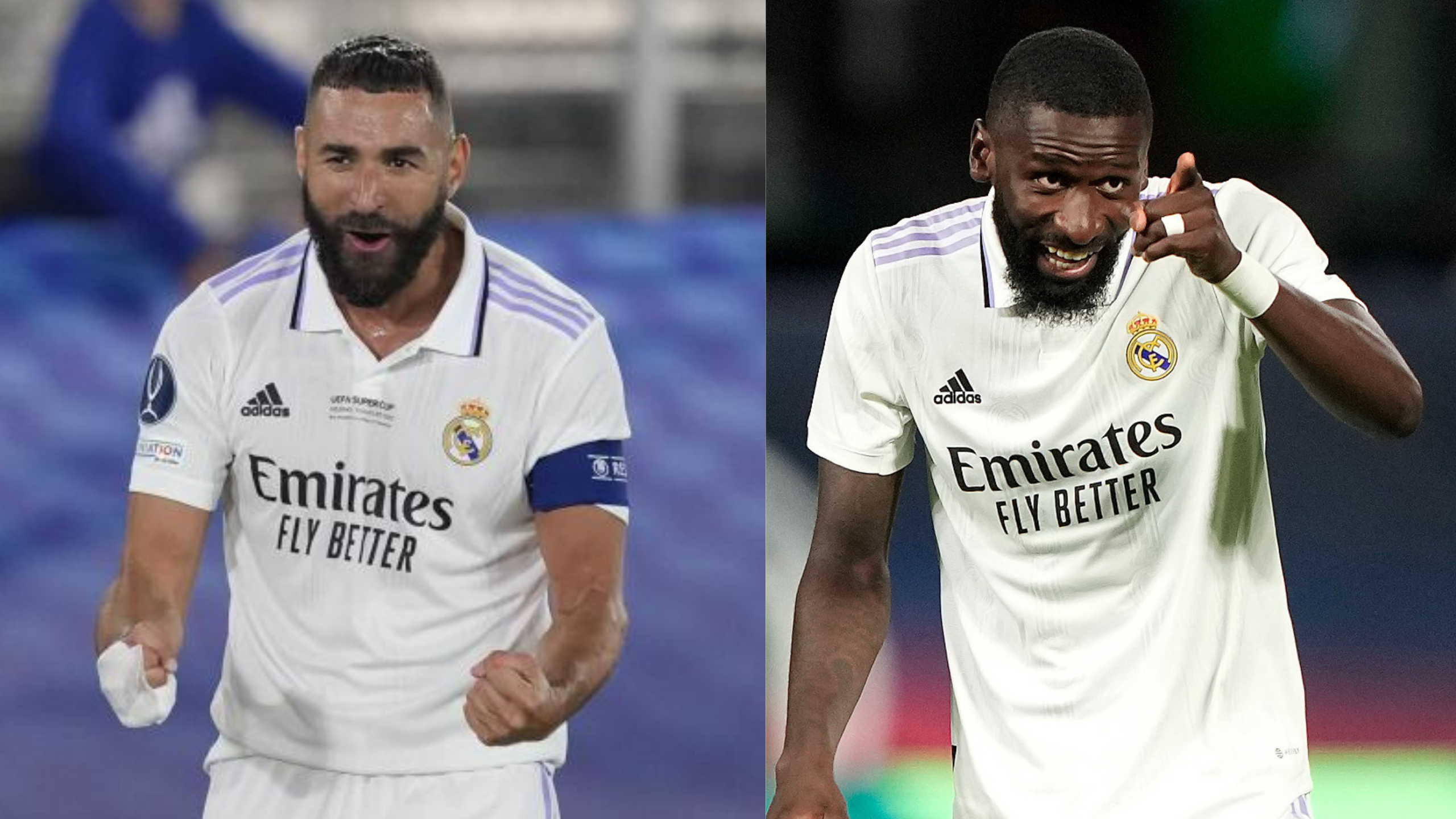 Benzema y Rüdiger son de los jugadores más destacados del momento 