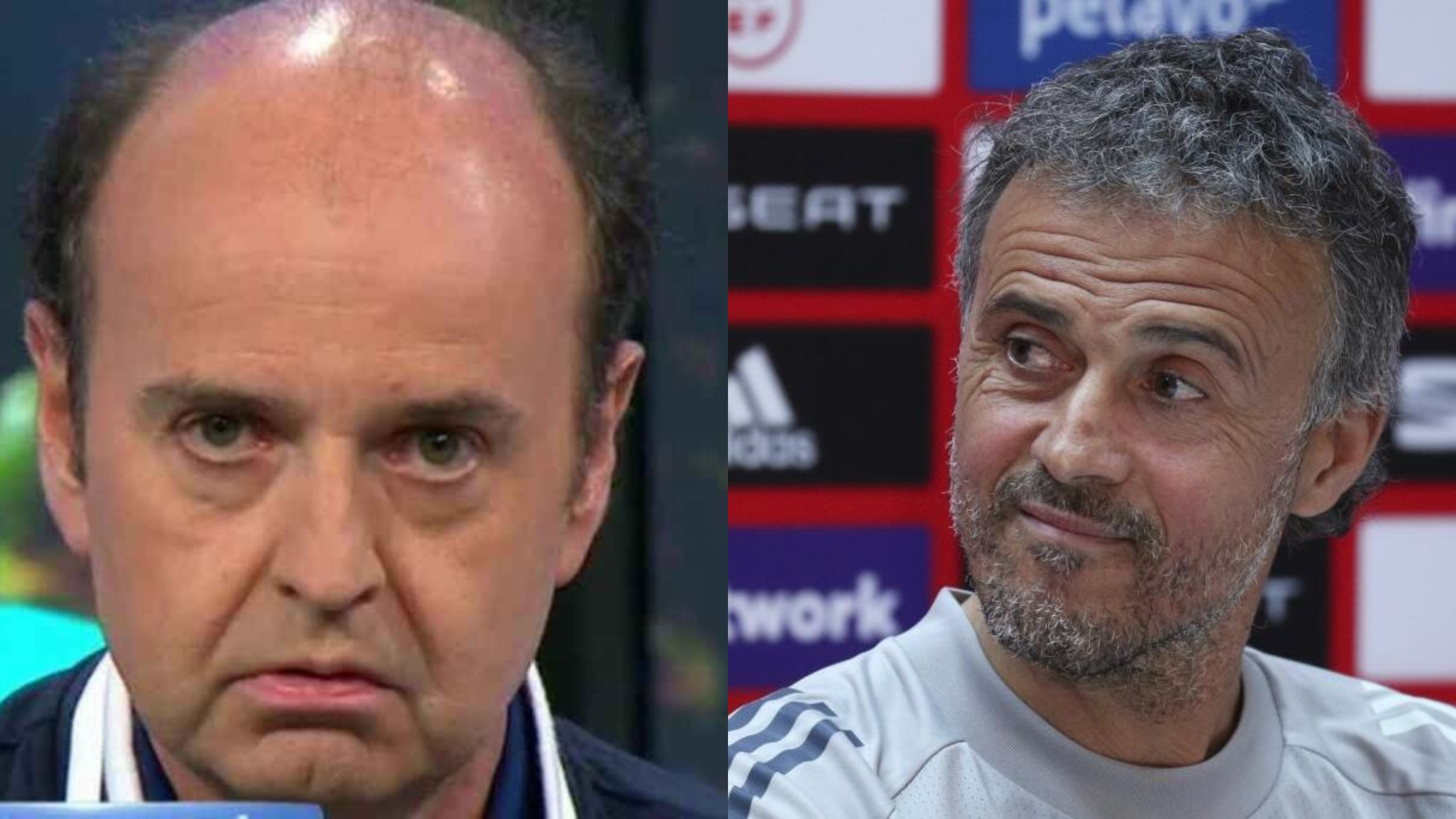 Luis Enrique y Juanma Rodríguez han tenido sus más y sus menos en estos últimos meses