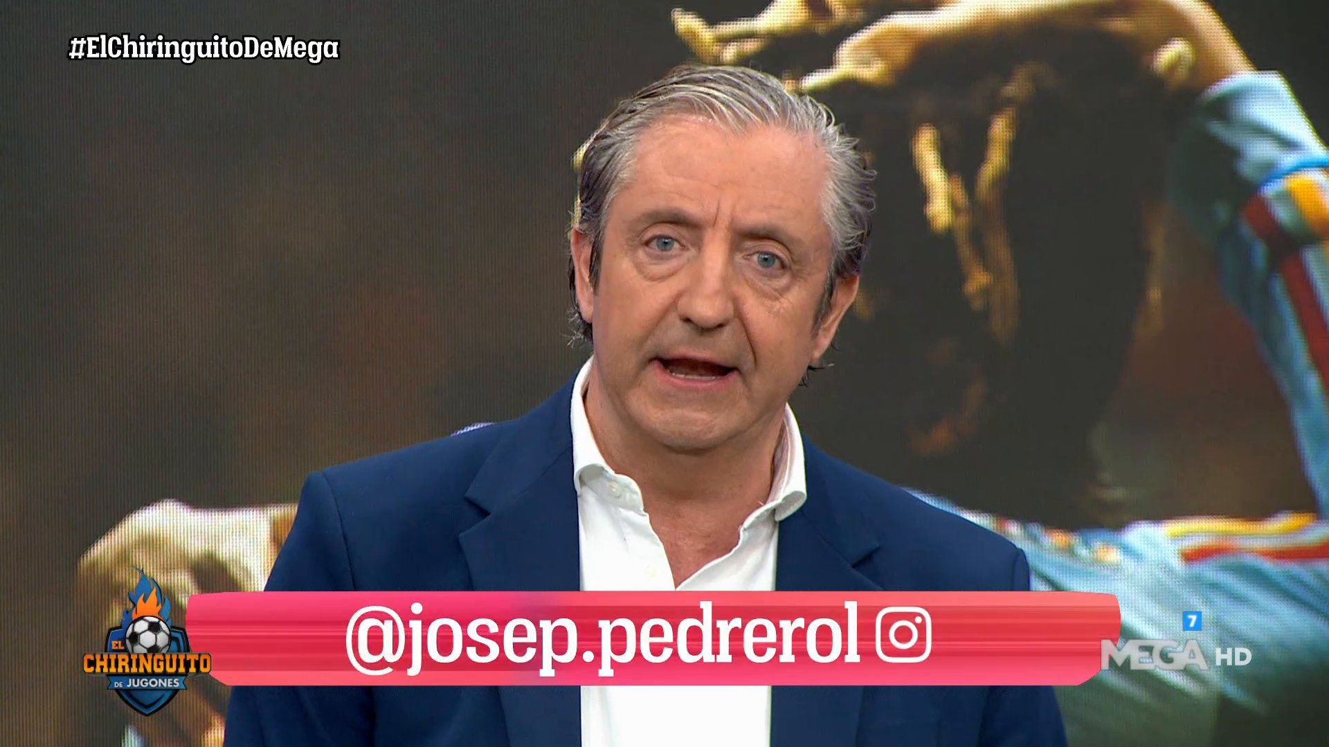 Josep Pedrerol durante el programa de ayer de El Chiringuito