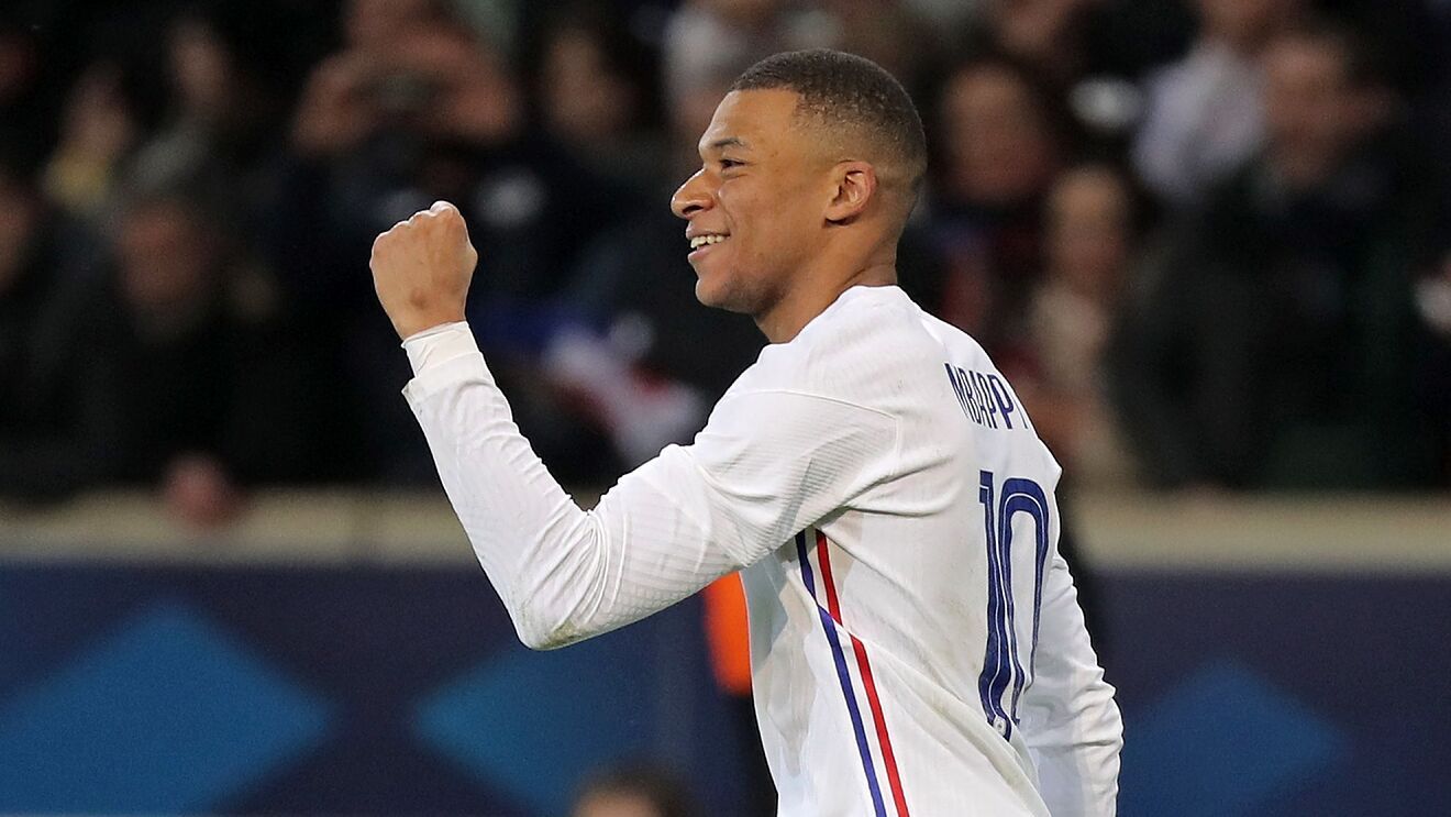 Kylian Mbappé con la Selección Francesa